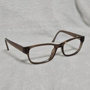 Lenton & Rusby LR5002 200 Brown Crystal Eyeglass Frames Only 52-17 135